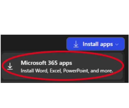 „Inception“ – „Office 365“ programėlių diegimas iš „Office.com“
