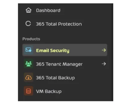 „Inception“ – elektroninio pašto blokavimo atšaukimas „Hornet Email Security“ sistemoje