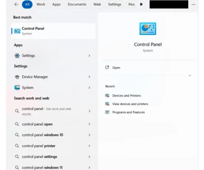 „Inception“ – spausdintuvo tvarkyklės įdiegimas „Windows 11“ sistemoje