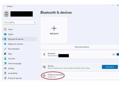 „Inception“ – spausdintuvo tvarkyklės įdiegimas „Windows 11“ sistemoje